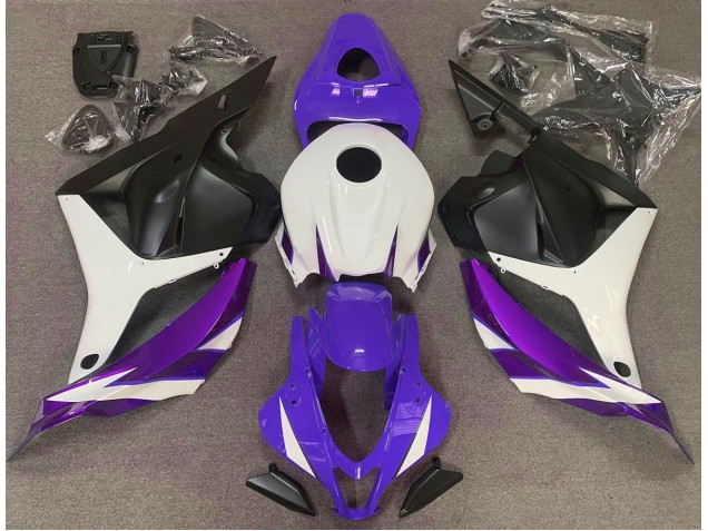 2009-2012 Violet Brillant Blanc & Violet Honda CBR600RR Carénage Moto 2009-2012 Violet Brillant Blanc & Violet Honda CBR600RR Carénage Moto