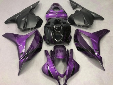 2009-2012 Violet Profond Avec Du Noir Honda CBR600RR Carénage Moto