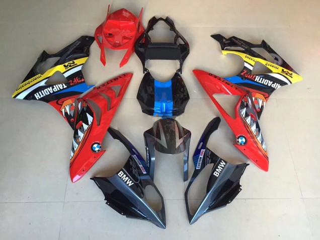 2009-2014 Alien Bleu & Blanc BMW S1000RR Carénage Moto