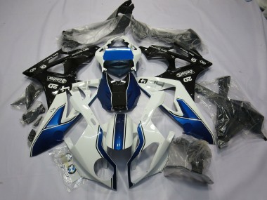 2009-2014 Alien Bleu & Blanc BMW S1000RR Carénage Moto