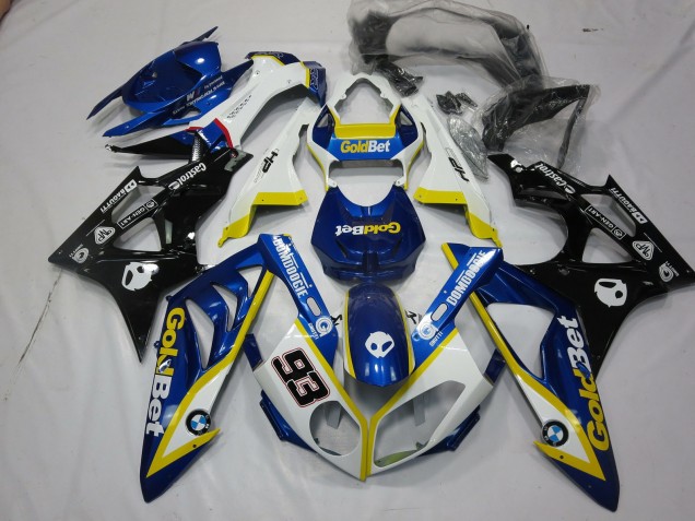 2009-2014 Alien Bleu & Blanc BMW S1000RR Carénage Moto