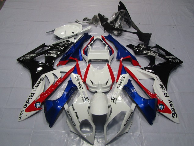 2009-2014 Alien Bleu & Blanc BMW S1000RR Carénage Moto 2009-2014 Alien Bleu & Blanc BMW S1000RR Carénage Moto