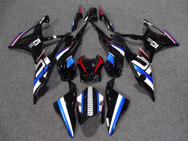 2009-2014 Alien Bleu & Blanc BMW S1000RR Carénage Moto