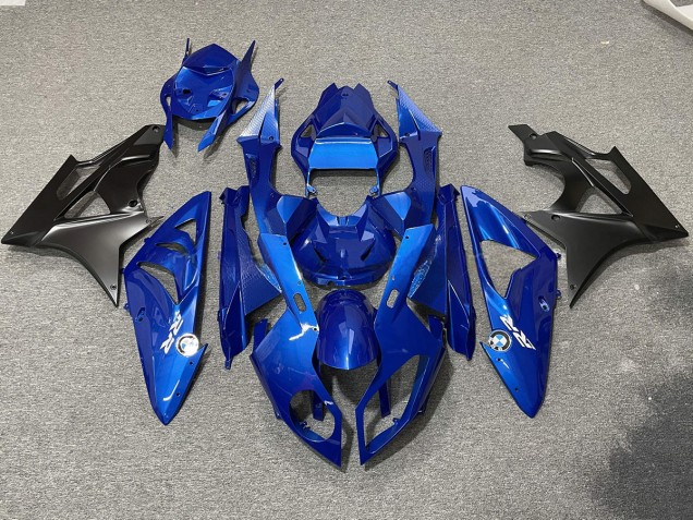 2009-2014 Alien Bleu & Blanc BMW S1000RR Carénage Moto