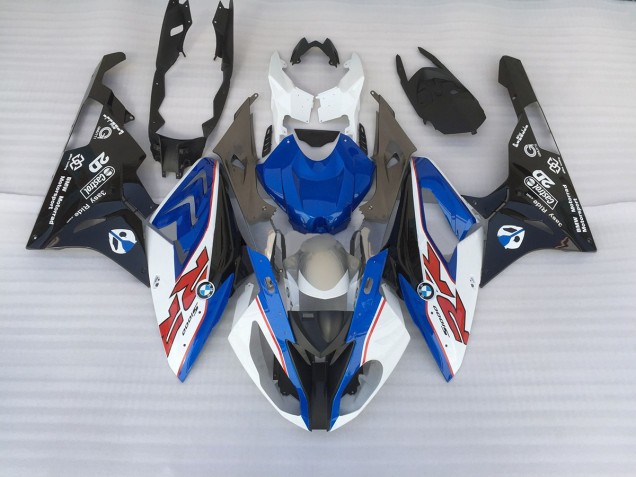 2009-2014 Alien Bleu & Blanc BMW S1000RR Carénage Moto