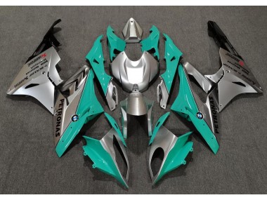 2009-2014 Alien Bleu & Blanc BMW S1000RR Carénage Moto