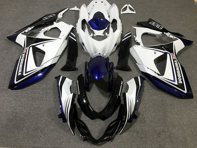 2009-2016 Bleu Noir & Blanc Suzuki GSXR 1000 Carénage Moto 2009-2016 Bleu Noir & Blanc Suzuki GSXR 1000 Carénage Moto