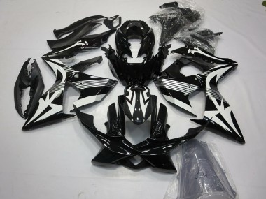 2009-2016 Noir & Blanc Suzuki GSXR 1000 Carénage Moto