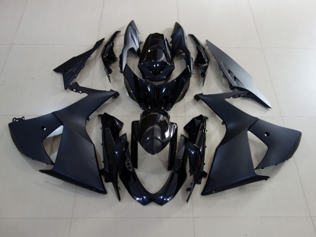 2009-2016 Noir Mat & Noir Brillant Suzuki GSXR 1000 Carénage Moto 2009-2016 Noir Mat & Noir Brillant Suzuki GSXR 1000 Carénage Moto