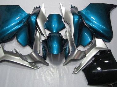 2010-2013 Bleu Clair & Argent Honda VFR1200 Carénage Moto