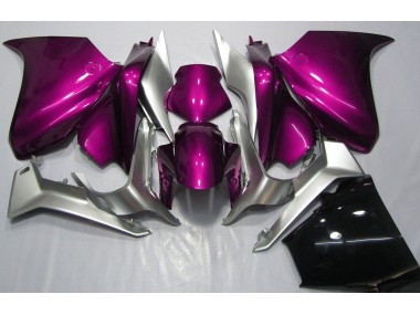 2010-2013 Rose Foncé & Argent Honda VFR1200 Carénage Moto