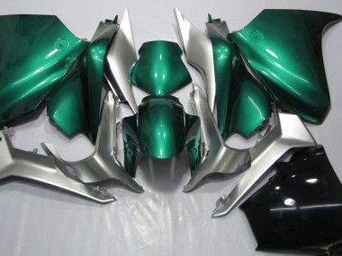 2010-2013 Vert Écume De Mer & Argent Honda VFR1200 Carénage Moto