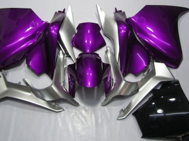 2010-2013 Violet Profond & Argent Honda VFR1200 Carénage Moto