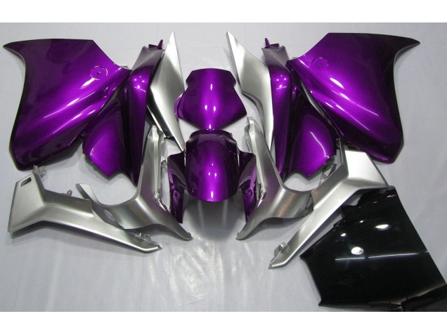 2010-2013 Violet Profond & Argent Honda VFR1200 Carénage Moto