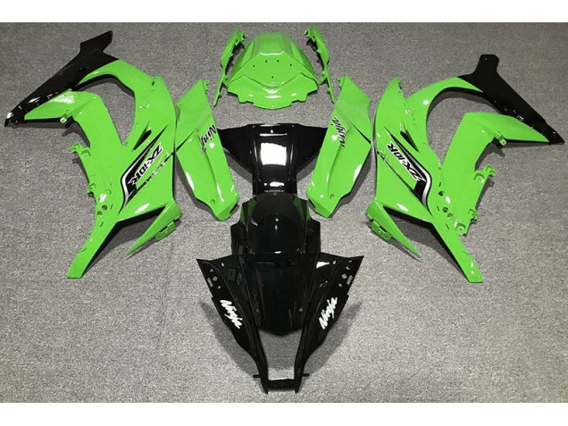 2011-2015 Vert Brillant & Logos Kawasaki ZX10R Carénage Moto 2011-2015 Vert Brillant & Logos Kawasaki ZX10R Carénage Moto