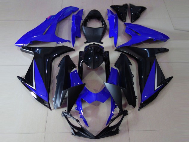 2011-2024 Bleu Brillant & Noir Suzuki GSXR 600-750 Carénage Moto 2011-2024 Bleu Brillant & Noir Suzuki GSXR 600-750 Carénage Moto