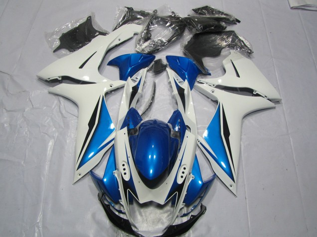 2011-2024 Bleu Clair & Blanc Suzuki GSXR 600-750 Carénage Moto 2011-2024 Bleu Clair & Blanc Suzuki GSXR 600-750 Carénage Moto