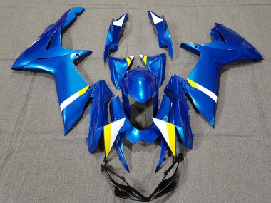 2011-2024 Bleu Personnalisé Suzuki GSXR 600-750 Carénage Moto