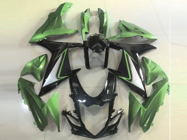 2011-2024 Bords Verts Brillants Suzuki GSXR 600-750 Carénage Moto