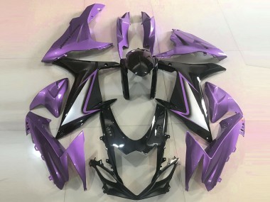 2011-2024 Bords Violets Brillants Suzuki GSXR 600-750 Carénage Moto