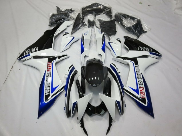 2011-2024 Noir Rockstar Suzuki GSXR 600-750 Carénage Moto