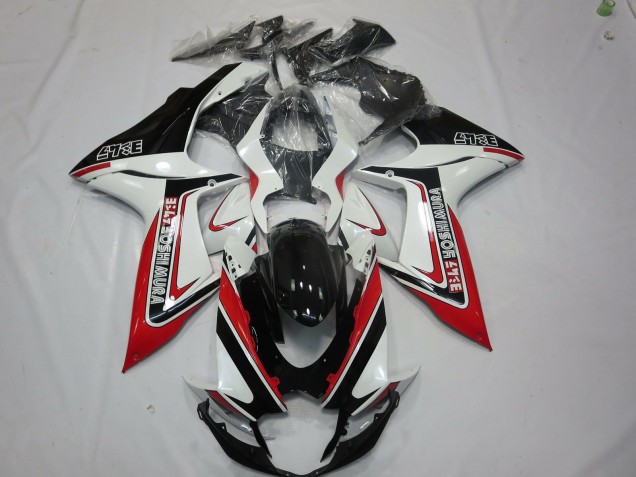 2011-2024 Rouge Blanc & Noir Suzuki GSXR 600-750 Carénage Moto