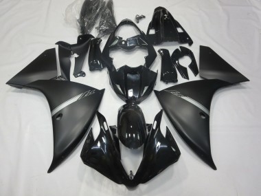2012-2014 Noir Mat Yamaha R1 Carénage Moto