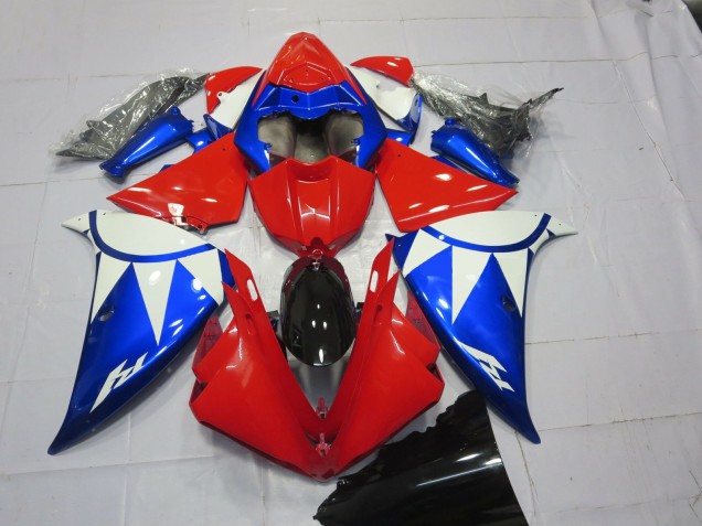 2012-2014 Rouge Blanc Bleu Yamaha R1 Carénage Moto 2012-2014 Rouge Blanc Bleu Yamaha R1 Carénage Moto