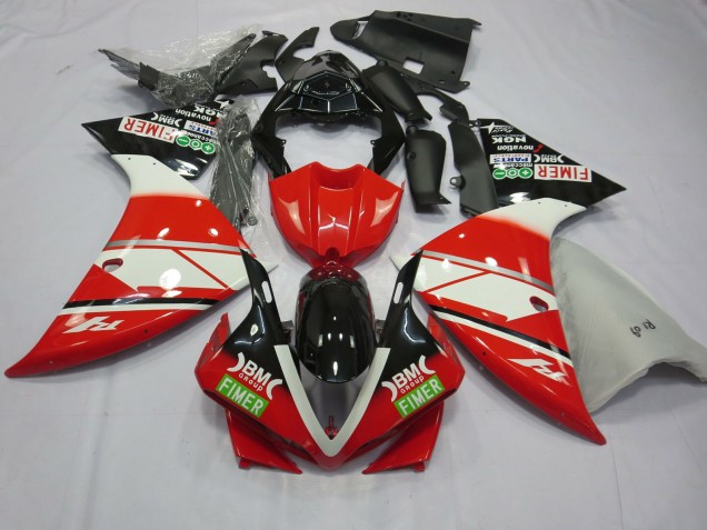 2012-2014 Rouge Blanc Yamalube Yamaha R1 Carénage Moto 2012-2014 Rouge Blanc Yamalube Yamaha R1 Carénage Moto