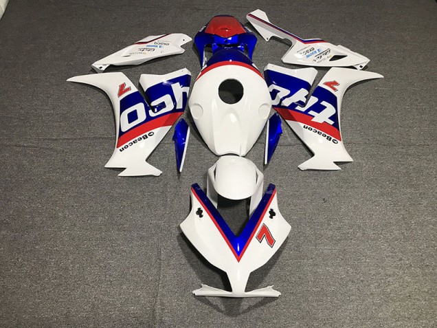 2012-2016 Design De Course Blanc Honda CBR1000RR Carénage Moto