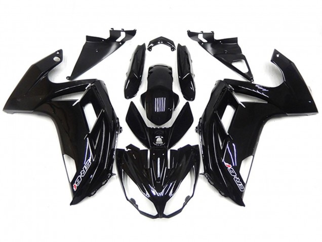 2012-2016 Noir Brillant Kawasaki Ninja 650R Carénage Moto