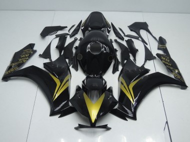 2012-2016 Noir & Or Honda CBR1000RR Carénage Moto