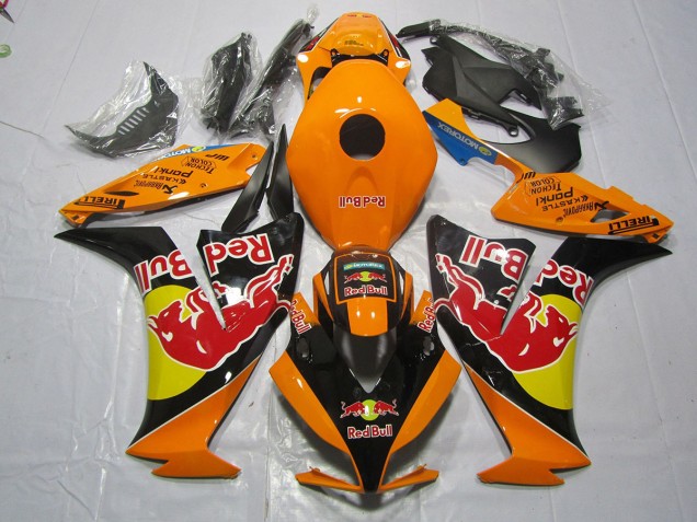 2012-2016 Orange Rouge Taureau Honda CBR1000RR Carénage Moto 2012-2016 Orange Rouge Taureau Honda CBR1000RR Carénage Moto
