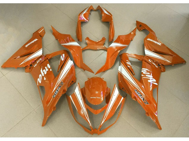 2013-2018 Ninja Orange Kawasaki ZX6R Carénage Moto 2013-2018 Ninja Orange Kawasaki ZX6R Carénage Moto