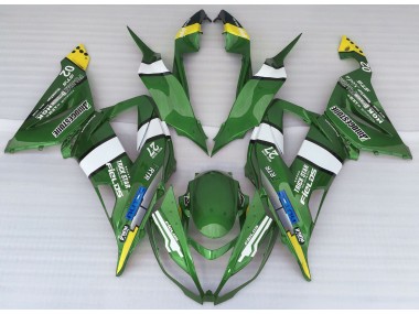 2013-2018 Style De Logo Vert Kawasaki ZX6R Carénage Moto