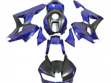 2013-2023 Bleu Profond & Noir Mat Honda CBR600RR Carénage Moto