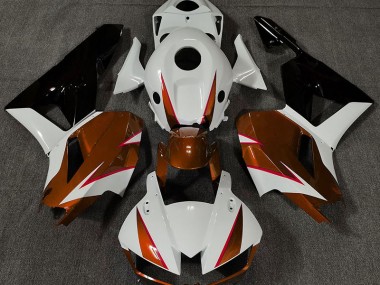 2013-2023 Orange Brillant Blanc & Rouge Honda CBR600RR Carénage Moto