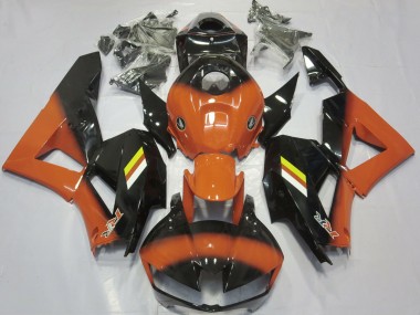2013-2023 Orange Brillant & Fondu Noir Honda CBR600RR Carénage Moto