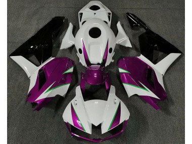 2013-2023 Rose Brillant Blanc & Vert Honda CBR600RR Carénage Moto