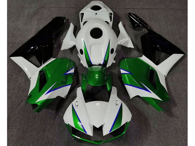 2013-2023 Vert Brillant Blanc & Bleu Honda CBR600RR Carénage Moto