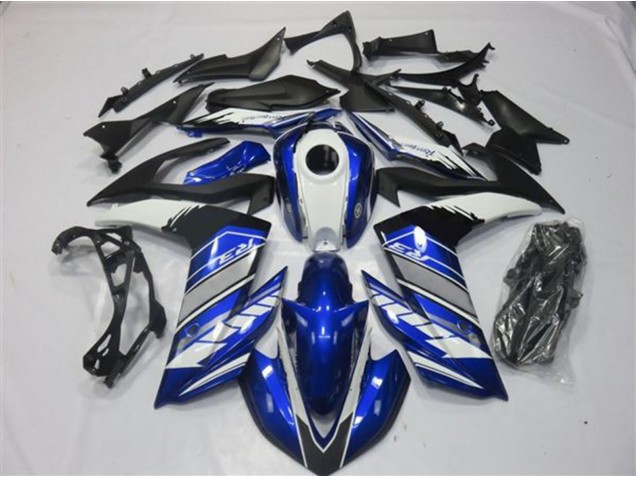 2015-2018 Bleu & Argent Yamaha R3 Carénage Moto 2015-2018 Bleu & Argent Yamaha R3 Carénage Moto