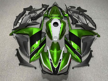 2015-2018 Vert Noir & Blanc Yamaha R3 Carénage Moto
