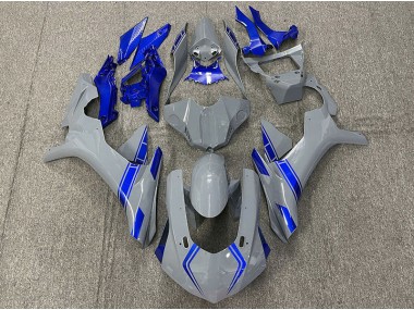 2015-2019 Accents Gris & Bleu Nardo Yamaha R1 Carénage Moto