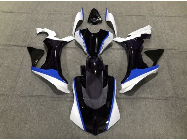 2015-2019 Bleu Noir & Blanc Yamaha R1 Carénage Moto