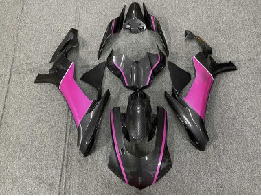 2015-2019 Fibre De Carbone & Rose Yamaha R1 Carénage Moto