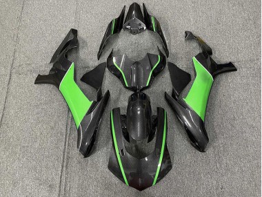 2015-2019 Fibre De Carbone & Vert Yamaha R1 Carénage Moto