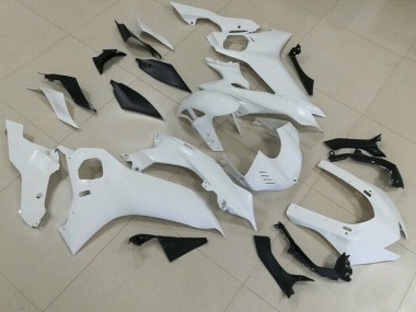 2017-2021 Blanc Brillant Yamaha R6 Carénage Moto