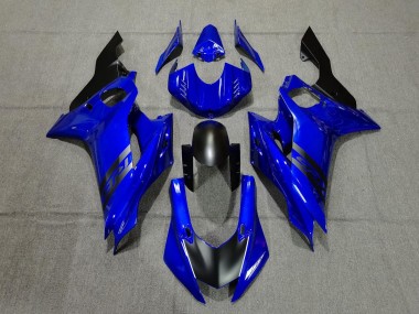 2017-2021 Bleu & Noir Yamaha R6 Carénage Moto