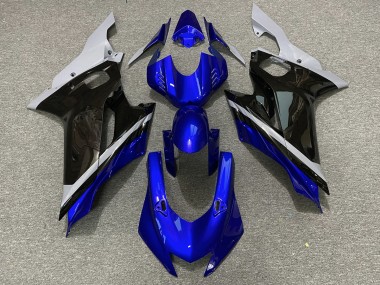 2017-2021 Ciment Noir & Bleu Yamaha R6 Carénage Moto