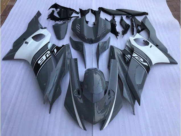 2017-2021 Nardo Gris & Blanc Yamaha R6 Carénage Moto 2017-2021 Nardo Gris & Blanc Yamaha R6 Carénage Moto